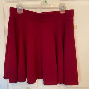 Urban Coco Red Skater Skirt